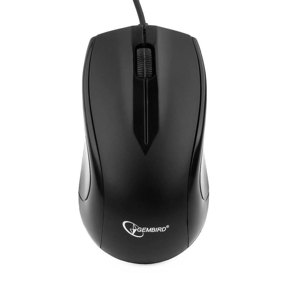 Gembird MUSOPTI9-905U, черный, USB, 1000DPI