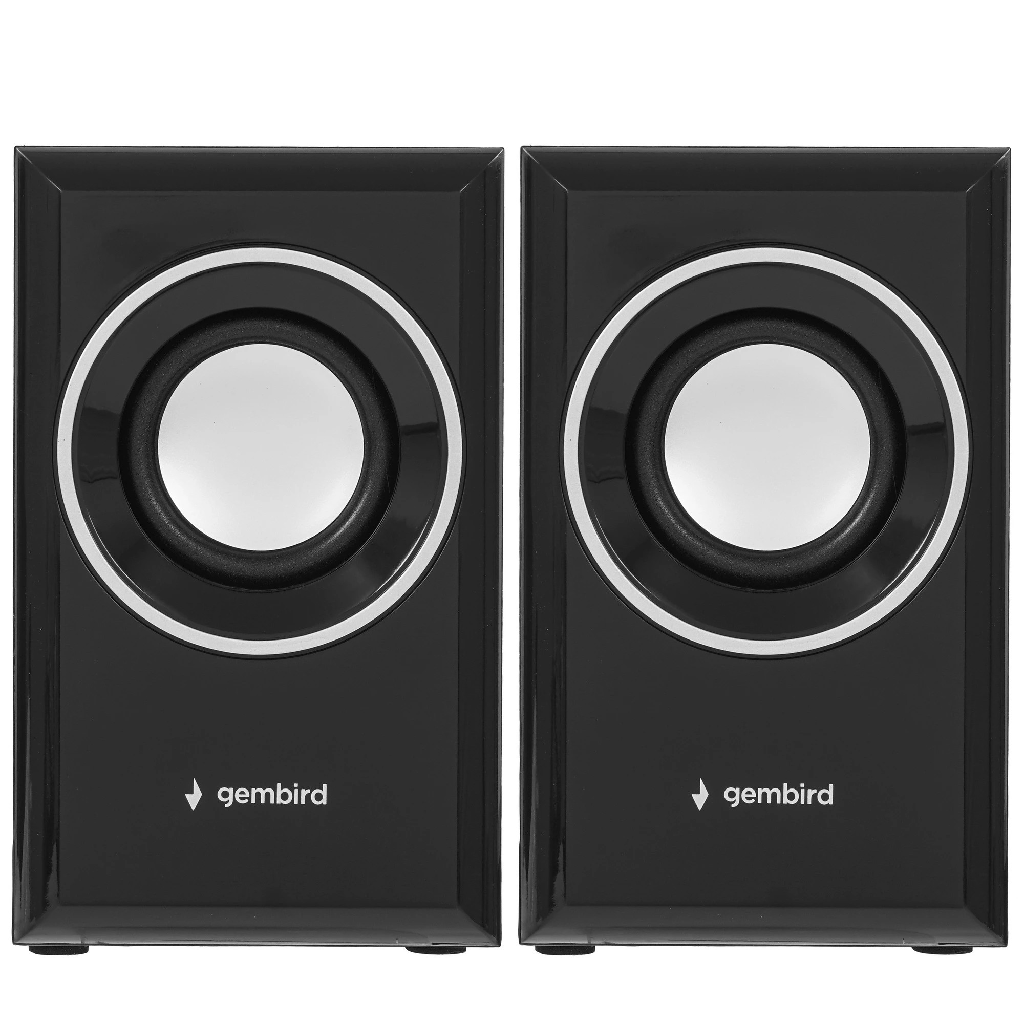 Акустич. система 2.0 Gembird SPK-204 {МДФ, черный ,2х3 Вт,USB-питание}