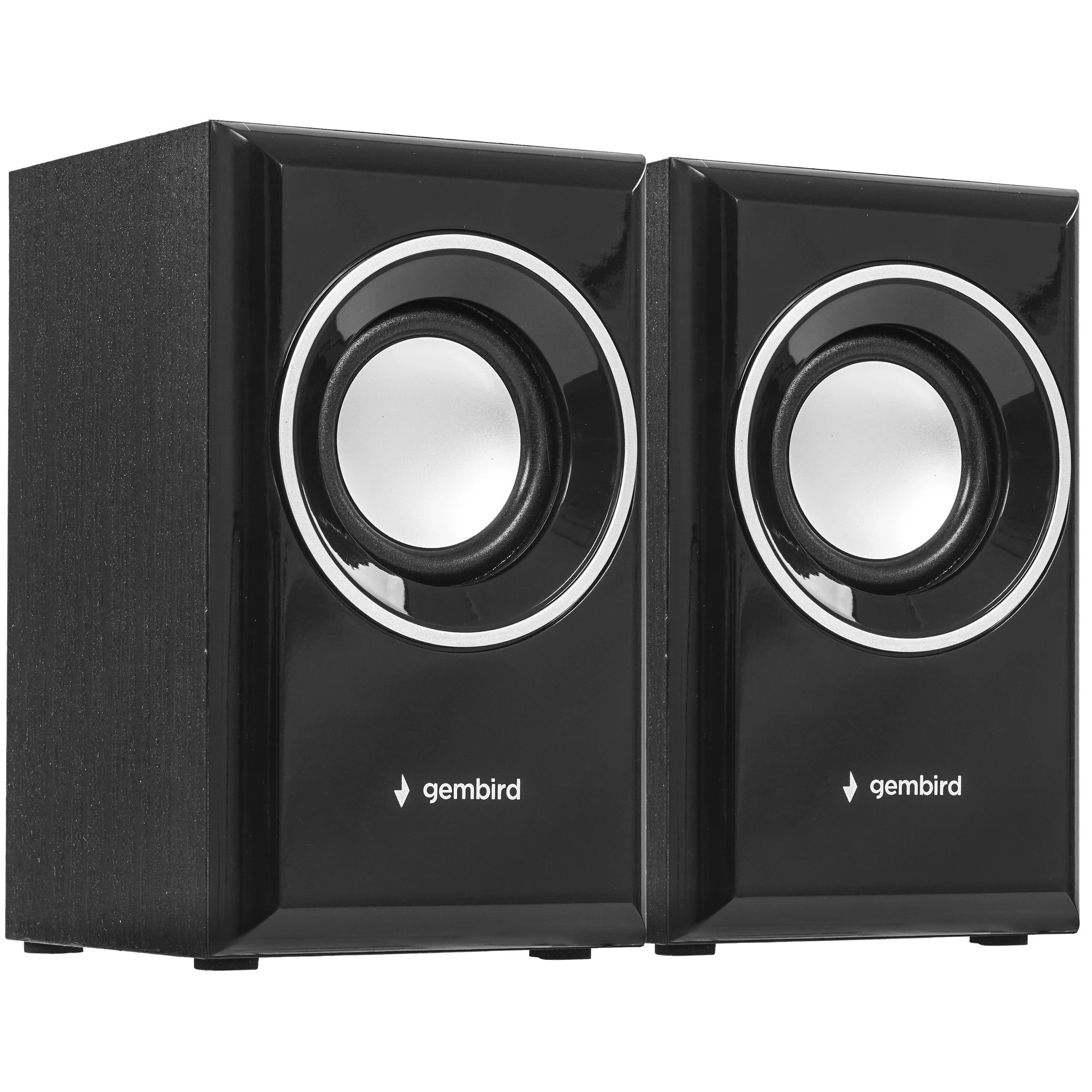 Акустич. система 2.0 Gembird SPK-204 {МДФ, черный ,2х3 Вт,USB-питание}