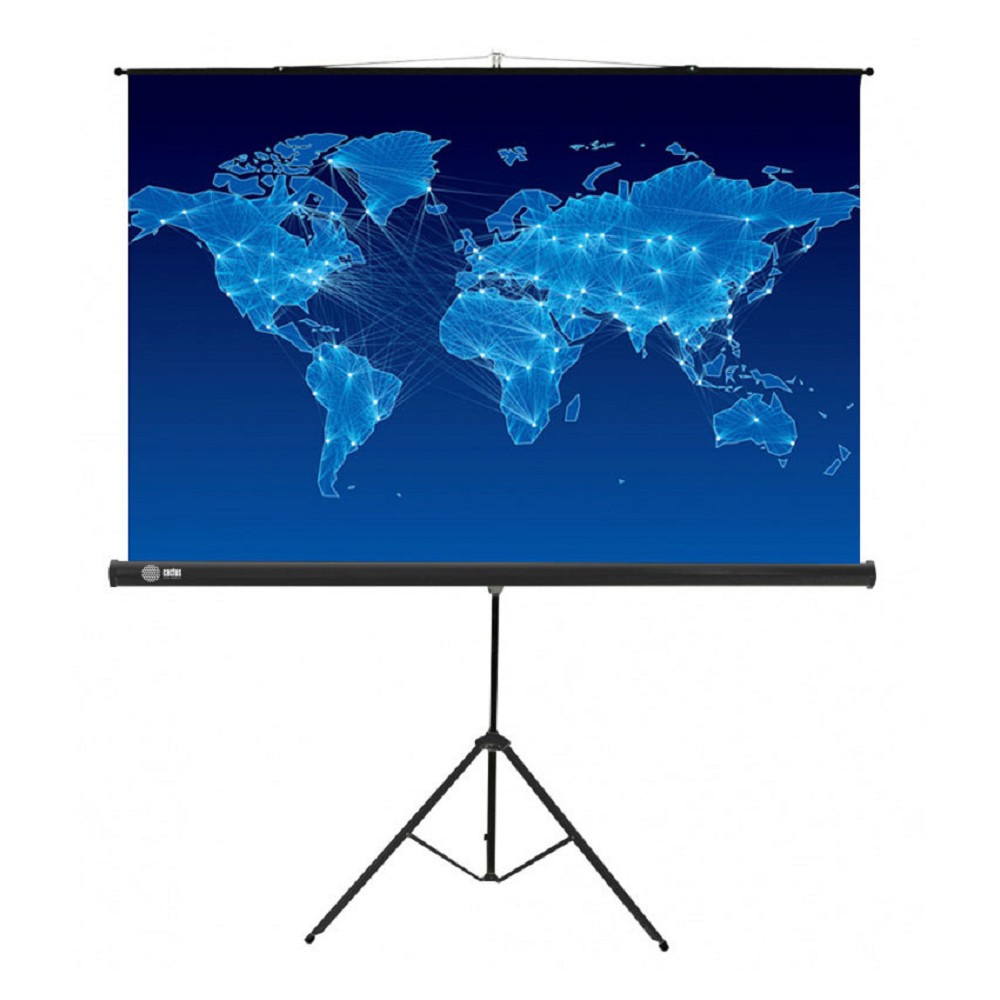 Экран Cactus 84" 150x150см Triscreen CS-PST-150x150 1:1 напольный рулонный черный