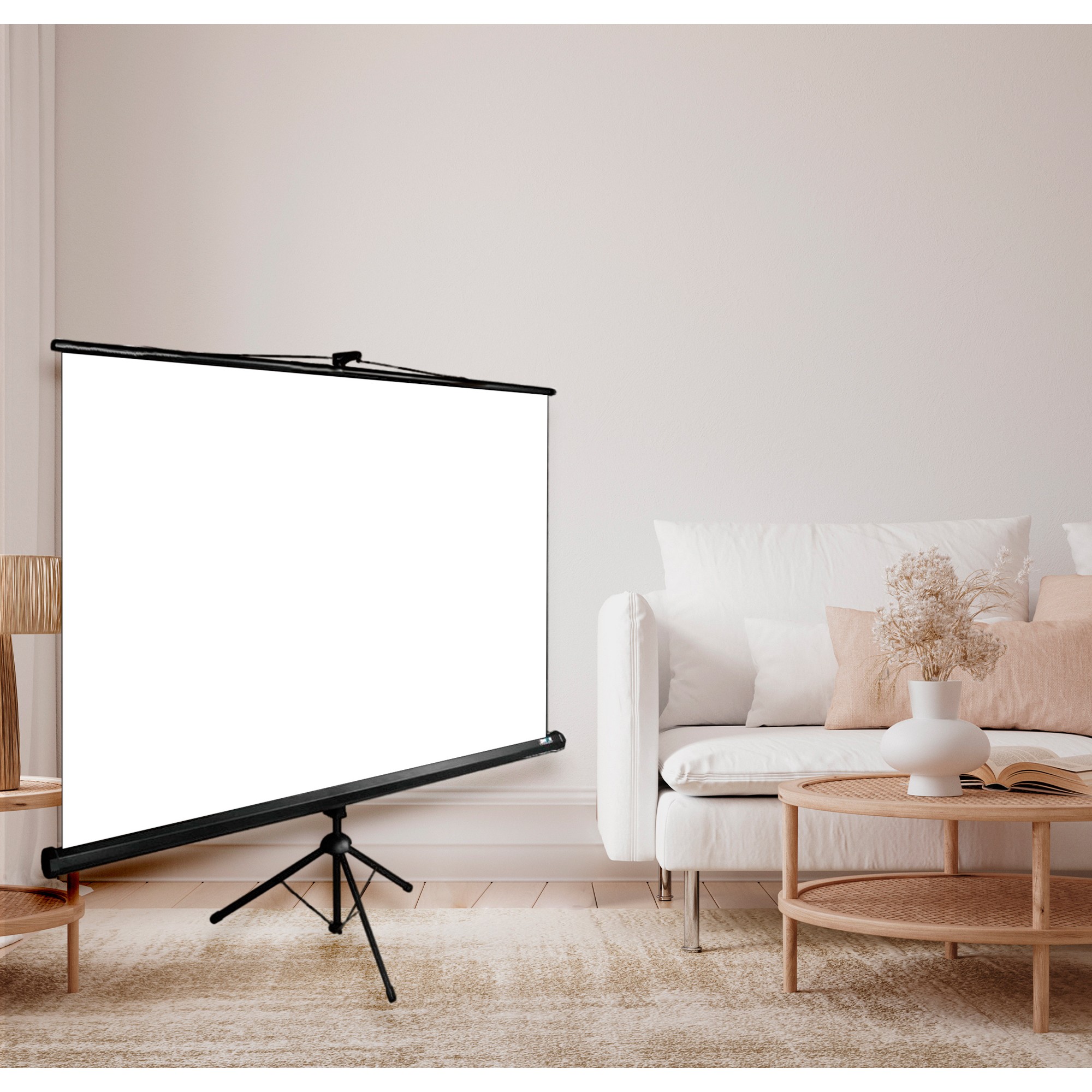 Экран Cactus 84" 150x150см Triscreen CS-PST-150x150 1:1 напольный рулонный черный