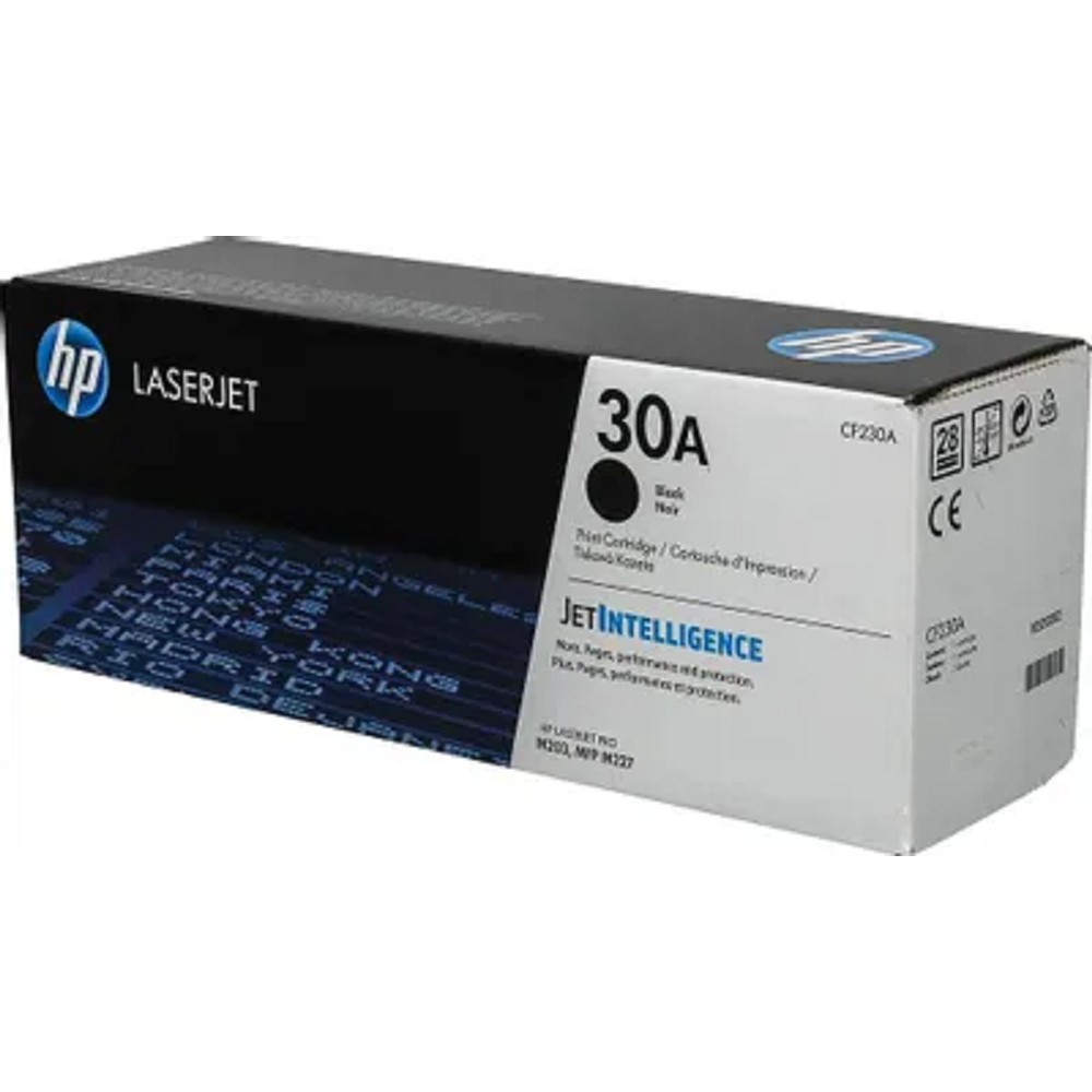 HP 30A Black Original LaserJet Toner Cartridge (CF230A)