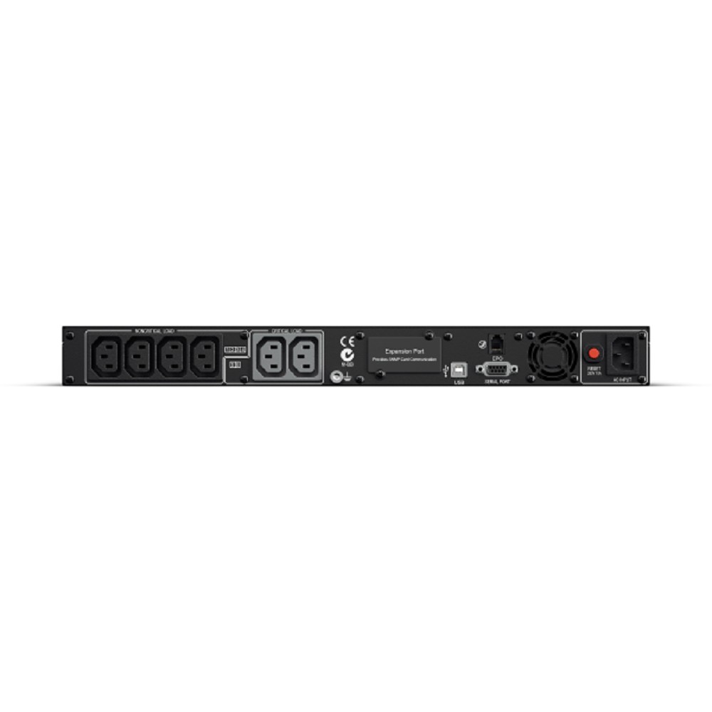 CyberPower PR1000ELCDRT1U Line-Interactive 1000VA/670W USB/RS-232/EPO/SNMPslot (6 IEC С13)
