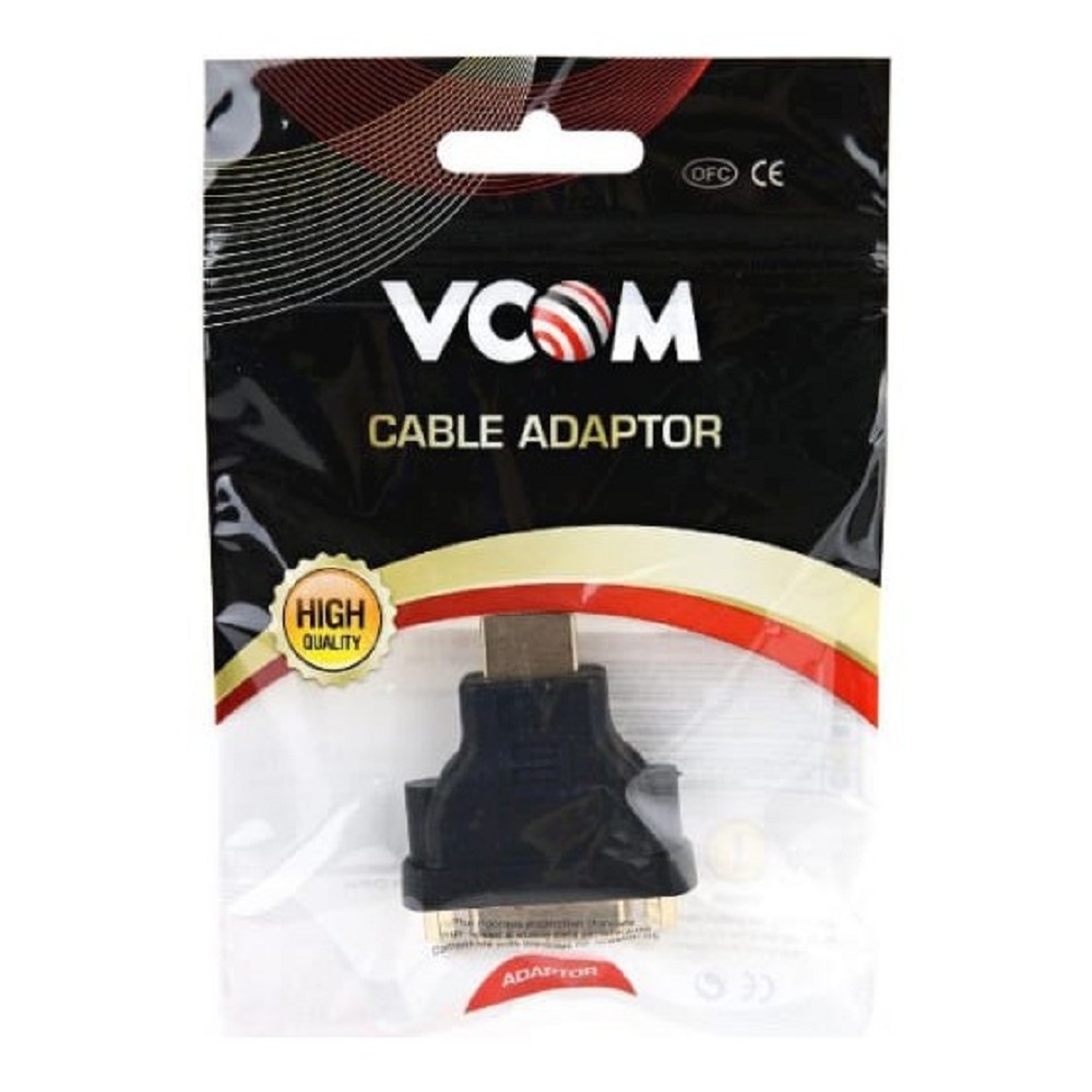 VCOM DVI-D 25F — HDMI 19M арт. VAD7819