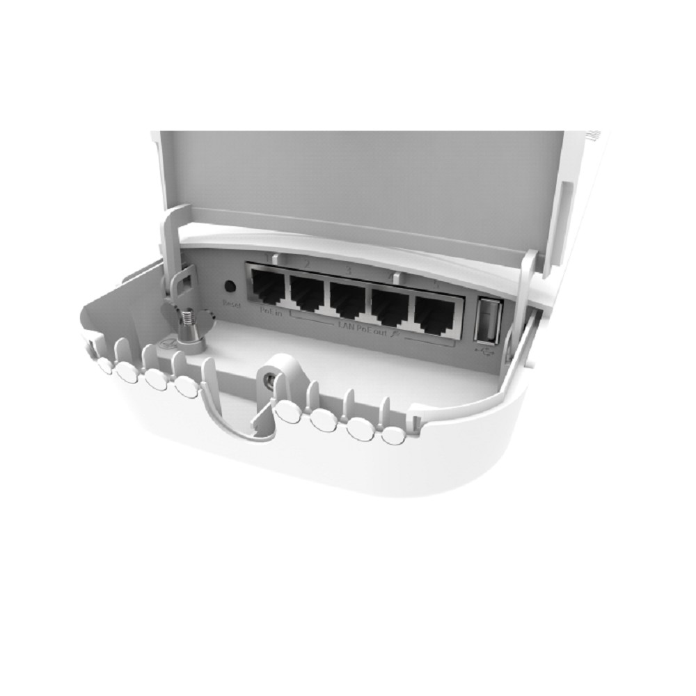 MikroTik RBOmniTikPG-5HacD Беспроводная точка доступа, OmniTIK 5 POE ac High Gain Dual Chain 802.11an/ac wireless, 720MHz CPU,
