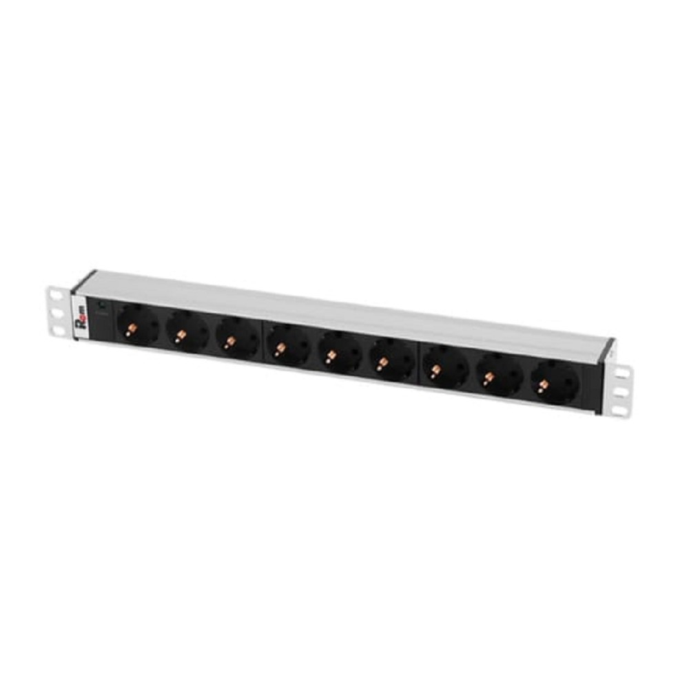 ЦМО Гор блок розеток Rem-10, 1х10A, инд, 9S, 19", вход C14 арт. R-10-9S-I-440-Z