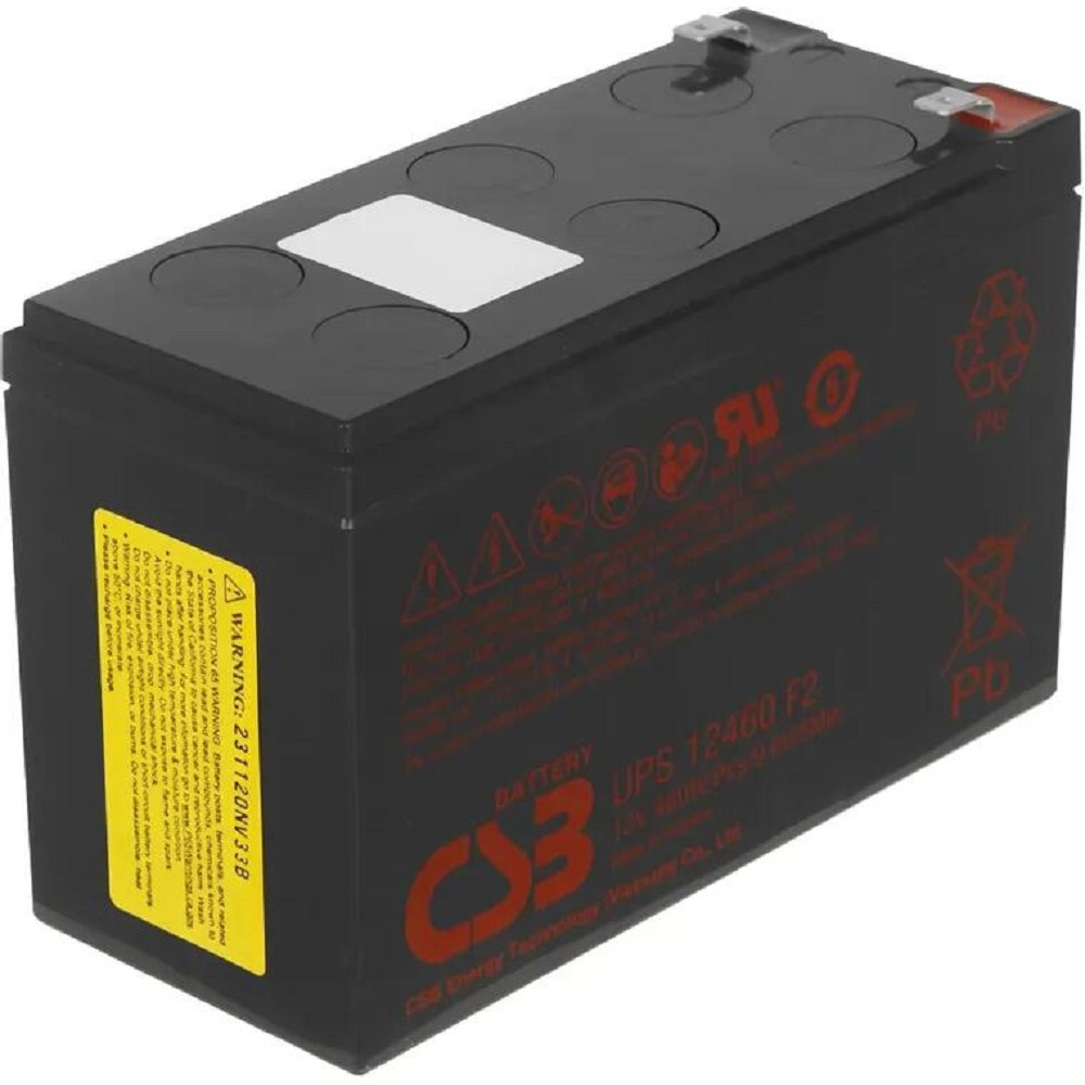 CSB Батарея UPS12460 F2 (12V, 9Ah)