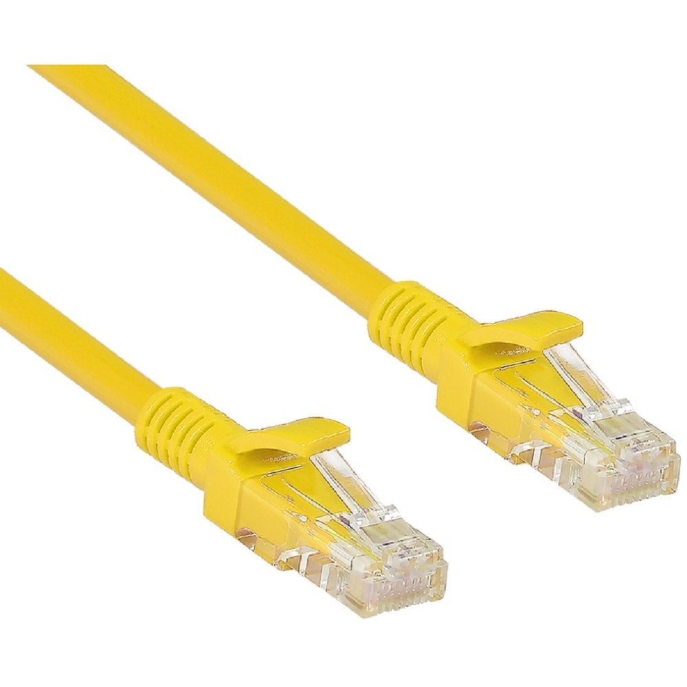 Exegate EX172880RUS Патч-корд UTP-RJ45-RJ45-5e-0,5M-YL, UTP, cat.5e, 0.5м, желтый