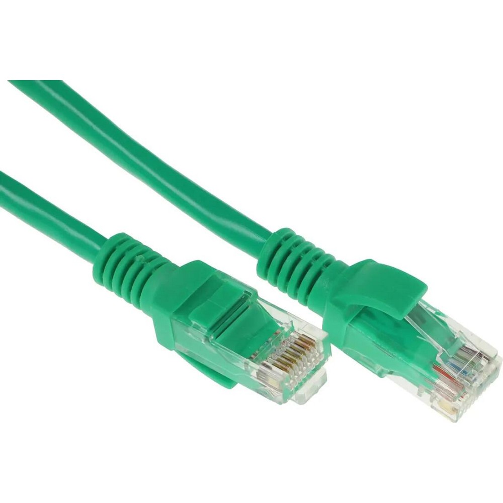 Exegate EX258383RUS Патч-корд UTP кат. 5e, 0.5м Exegate зеленый
