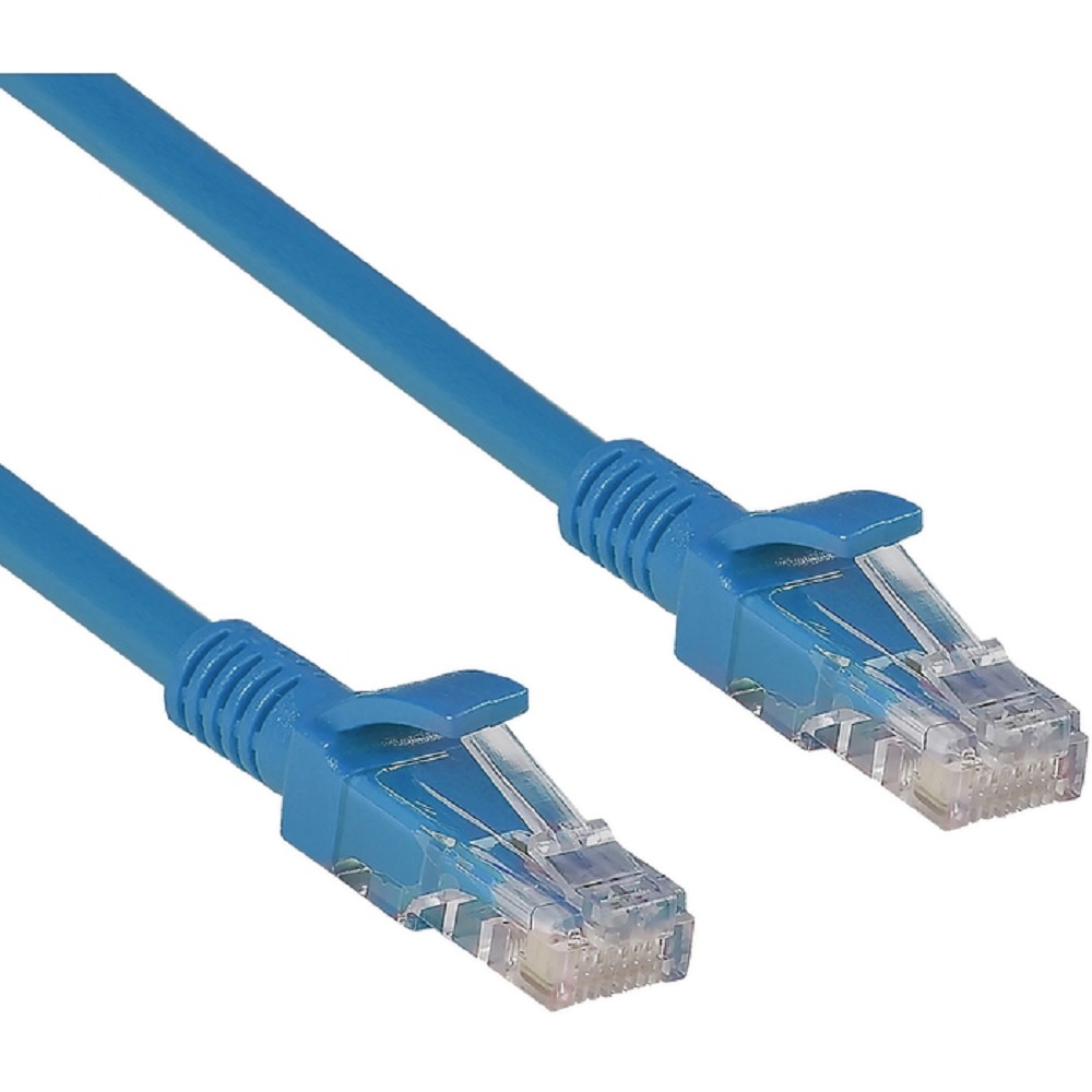 Exegate EX258680RUS Патч-корд UTP-RJ45-RJ45-5e-3M-BL, UTP, cat.5e, 3м, синий