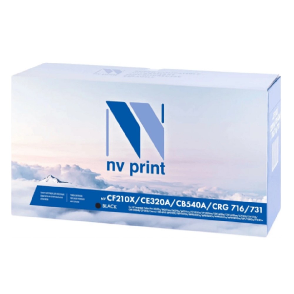 NVPrint CF210X/CE320A/CB540A/Canon 716/731 Картридж для HP LaserJet Color Pro M251n/nw/M276n/nw/CP1525n/nw/CM1415fn/fnw/CP1215/CM1312/nfi/ Canon i-SENSYS LBP5050n/MF8030Cn/ LBP-7100 (2200K) Black NV Print арт. NV-CF210X/CE320A/CB540A