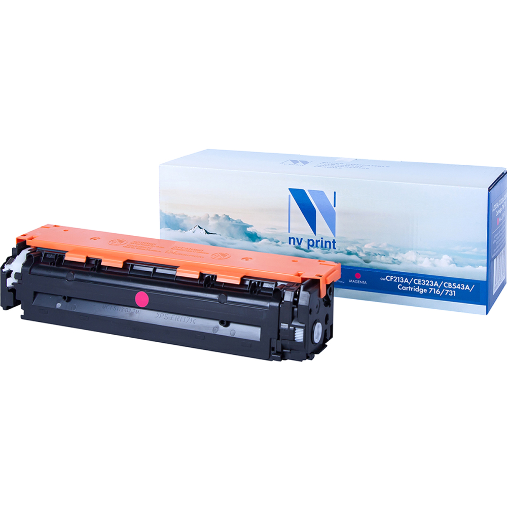 NVPrint CF213X/CE323A/CB543A/Canon 716/731 Картридж для HP LaserJet Color Pro M251n/nw/M276n/nw/CP1525n/nw/CM1415fn/fnw/CP1215/CM1312/nfi/ Canon i-SENSYS LBP5050n/MF8030Cn/ LBP-7100 (1600K) Magenta NV Print арт. NV-CF213A/CE323A/CB543A