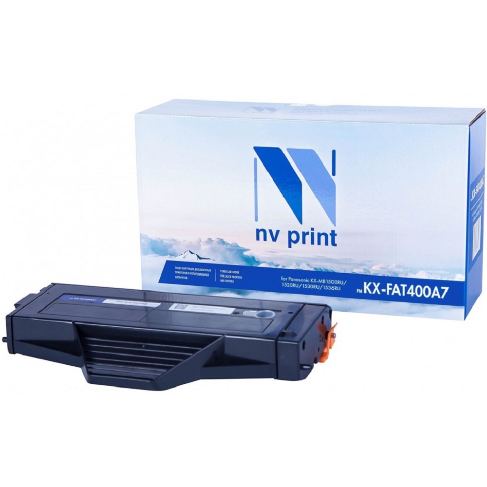 NV Print KX-FAT400A7 Картридж для Panasonic KX-MB1500RU/1520RU/1530RU/1536RU (1800k) арт. NV-KXFAT400A7