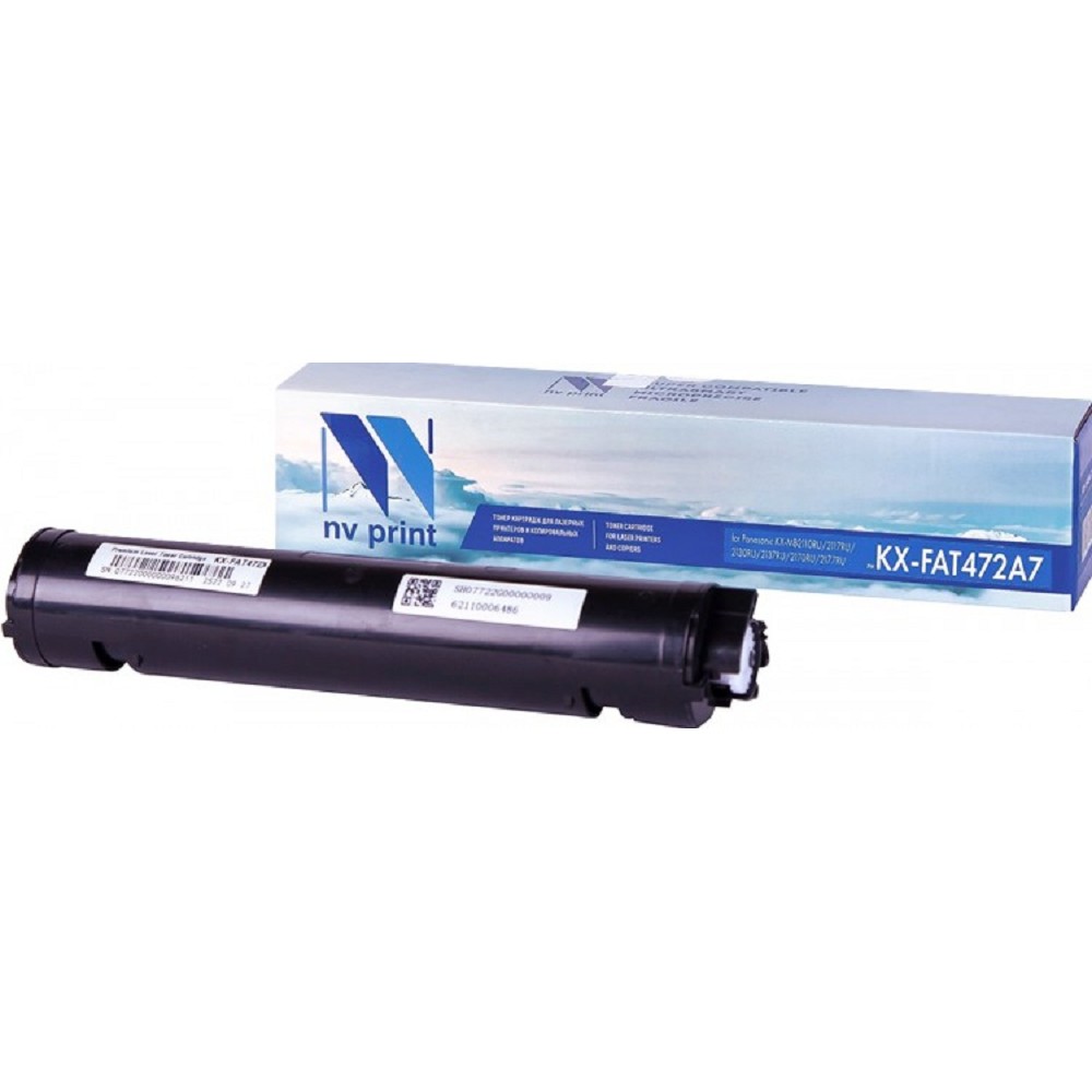 NVPrint KX-FAT472A7 Картридж для Panasonic KX-MB2110RU/2117RU/2130RU/2137RU/2170RU/2177RU (2000k) NV Print арт. NV-KXFAT472A7