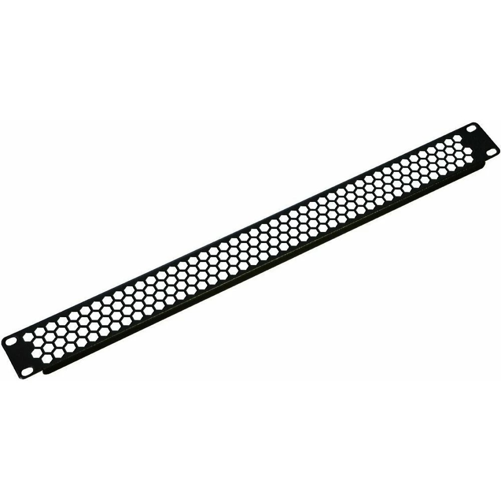 ЦМО Фальшпанель в шкаф 19" 1U перфорированная, цвет черный арт. ФП-1.4-9005