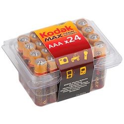 Kodak MAX LR6-24 plastic box [24 AA PVC] (24/480/19200) (24шт в уп-ке) (KAA-24) арт. B0014327
