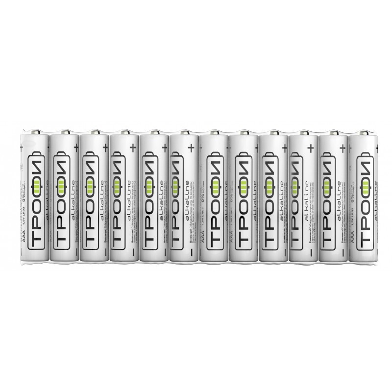 Трофи LR03-12S Energy Alkaline (60/960/46080) (12 шт. в уп-ке) арт. B0027813