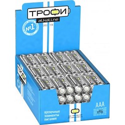 Трофи LR03-4S Promo-Box Energy Power Alkaline (96/384/36864) (96 шт. в уп-ке) арт. B0017349