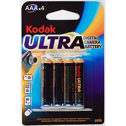 Kodak LR03-4Bl Ultra Premium Alkaline [ K3A-4 U] (40/200/32000) (4 шт. в уп-ке) арт. B0005128
