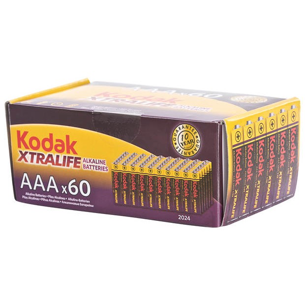 Kodak LR03-60 (4S) Colour Box Xtralife Alkaline [K3A-60] (60/1200/38400) (60 шт. в уп-ке) арт. B0029221