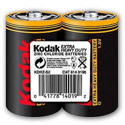Kodak R20-2S Super Heavy Duty Zinc [Kdhz 2S] (24/144/5616) (2 шт. в уп-ке) арт. B0005138