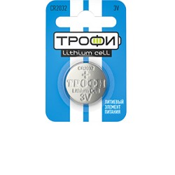Трофи CR2032-1BL (10/240/38400) (1шт. в уп-ке) арт. B0003650