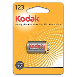 Kodak CR123(A) [ K123LA] (6/12/9000) ULTRA (1 шт. в упаковке) арт. B0005146