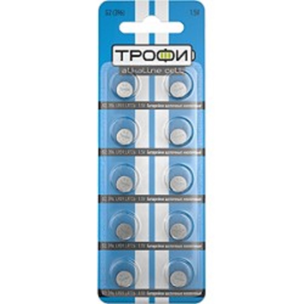 Трофи G2 (396) LR726, LR59 Energy Power Button Cell (200/1600/153600) (10 шт. в уп-ке) арт. C0034936