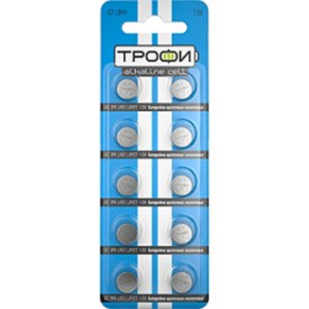 Трофи G7 (399) LR927, LR57 Energy Power Button Cell (200/1600/96000) (10 шт. в уп-ке) арт. C0036508