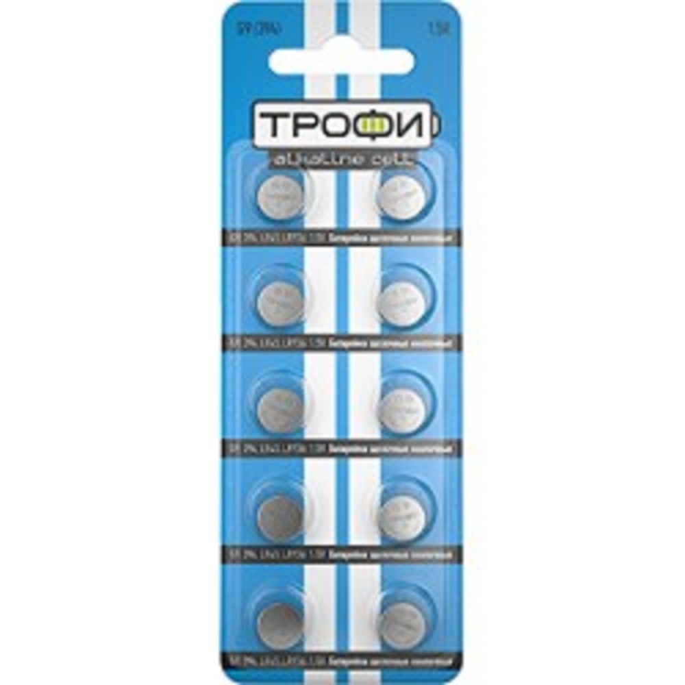 Трофи G9 (394) LR936, LR45 Energy Power Button Cell (200/1600/153600) (10 шт. в уп-ке) арт. C0034937