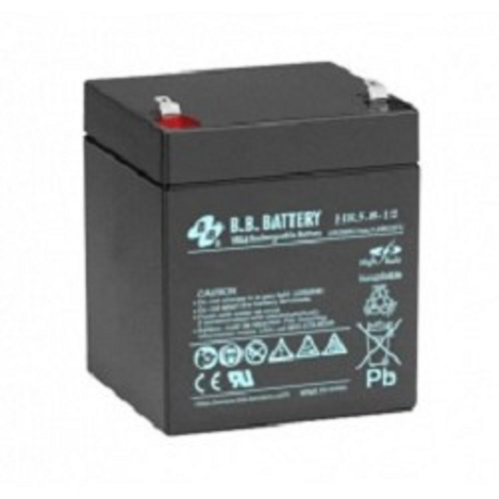 АКБ B.B. Battery HR 5.8-12 (12В 5.8Ач) 139Вт/блок, ДхШхВ 90х70х102 мм, масса 1.88 кг, клеммы F2 арт. HR 5.8-12 BB