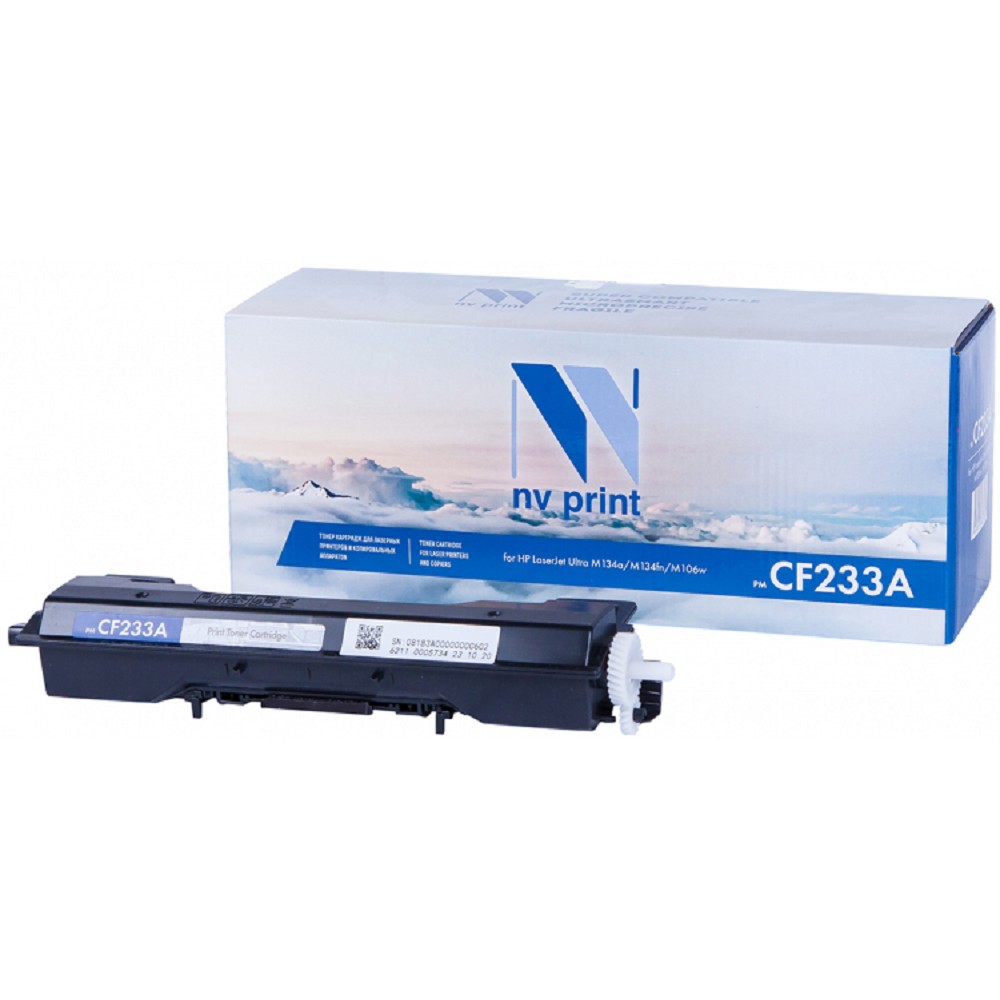 NV Print CF233A Картридж совместимый для HP LaserJet Ultra M134a/M134fn/M106w (2300k) арт. NV-CF233A