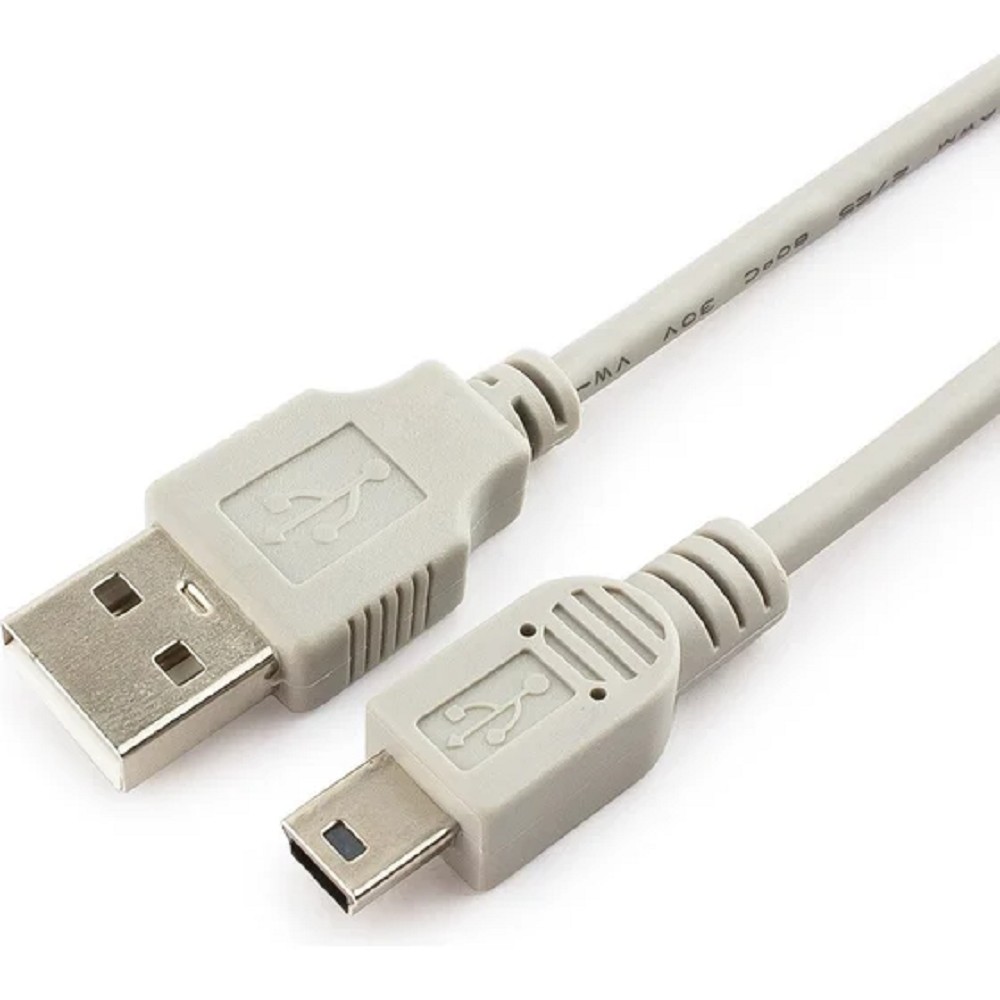 Gembird CC-USB2-AM5P-6-(N) USB 2.0 кабель для соед. 1.8м А-miniB (5 pin) , пакет (CC-USB2-AM5P-6-N)