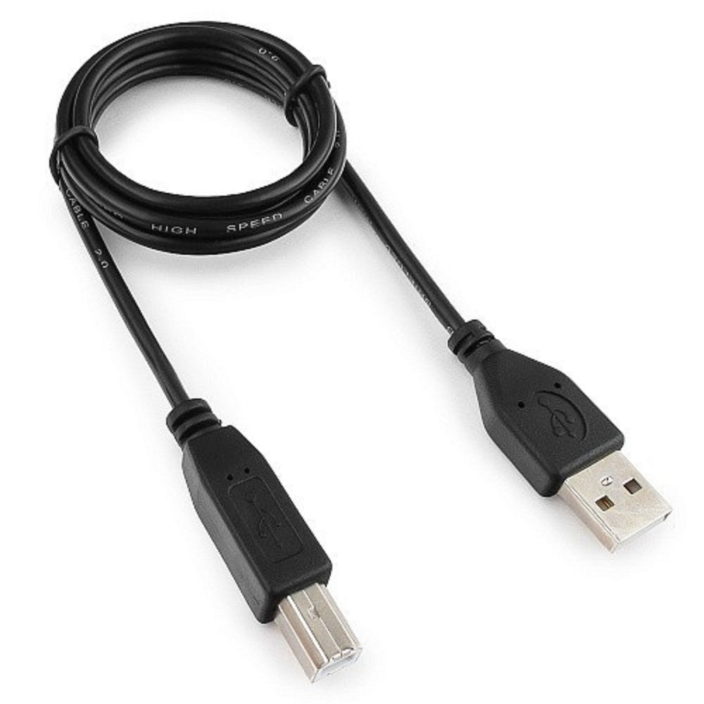 Гарнизон Кабель USB 2.0, AM/BM, 1.8м, пакет (GCC-USB2-AMBM-1.8M) Gembird