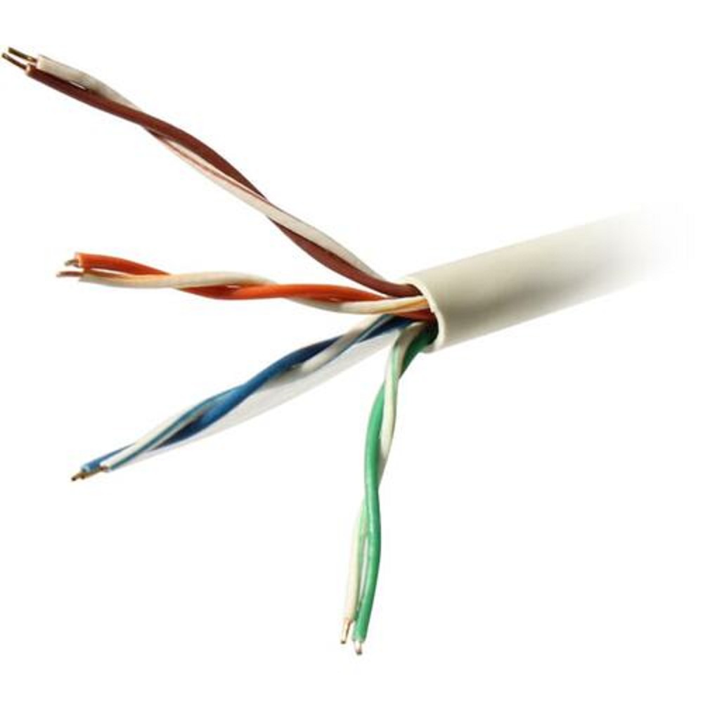 Exegate EX264556RUS Кабель UTP 4 пары кат.5e Exegate 100% медь, 26AWG, бухта 305м, серый, PVC