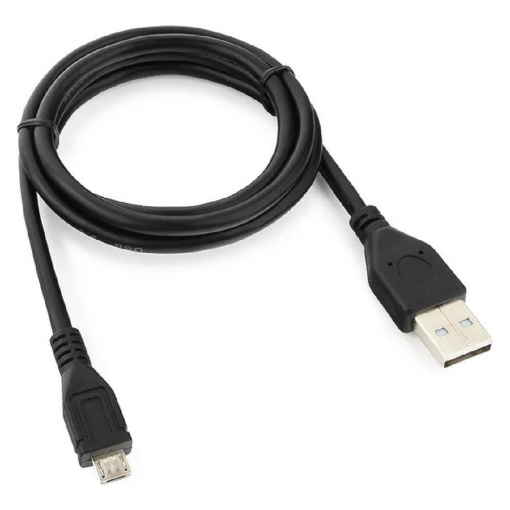 Cablexpert Кабель USB 2.0 Pro, AM/microBM 5P, 1м, экран, черный, пакет (CCP-mUSB2-AMBM-1M) Gembird