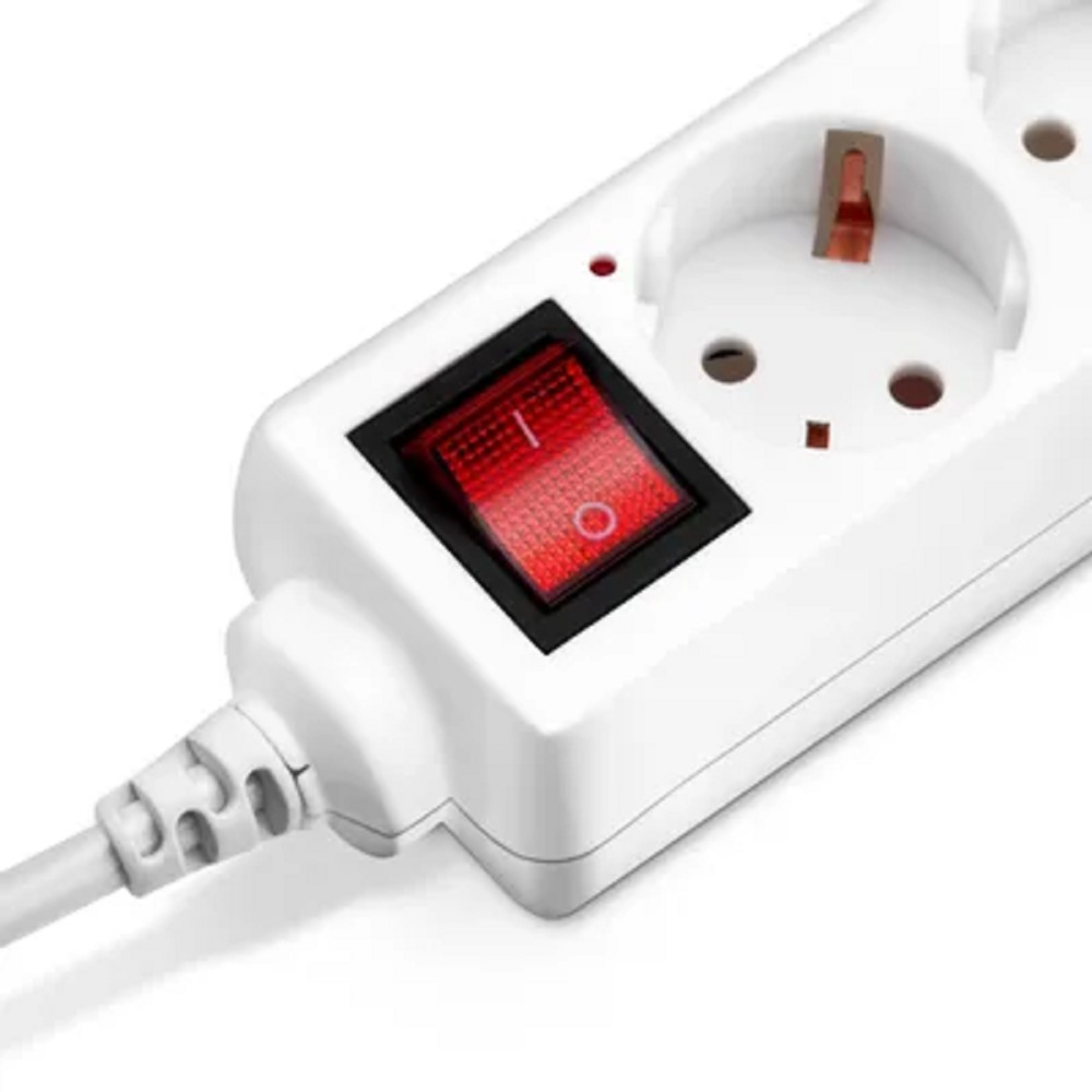 Сетевой удлинитель Buro BU-PS5.5/W 5м (5 розеток) белый (пакет ПЭ)