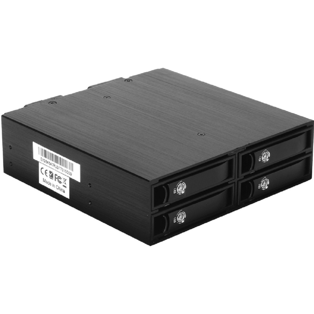 Exegate EX264647RUS Корзина для HDD Exegate HS425-01 (универсальная, на 4*2,5" SATA/SAS HDD, занимает 1*5,25" отсек)