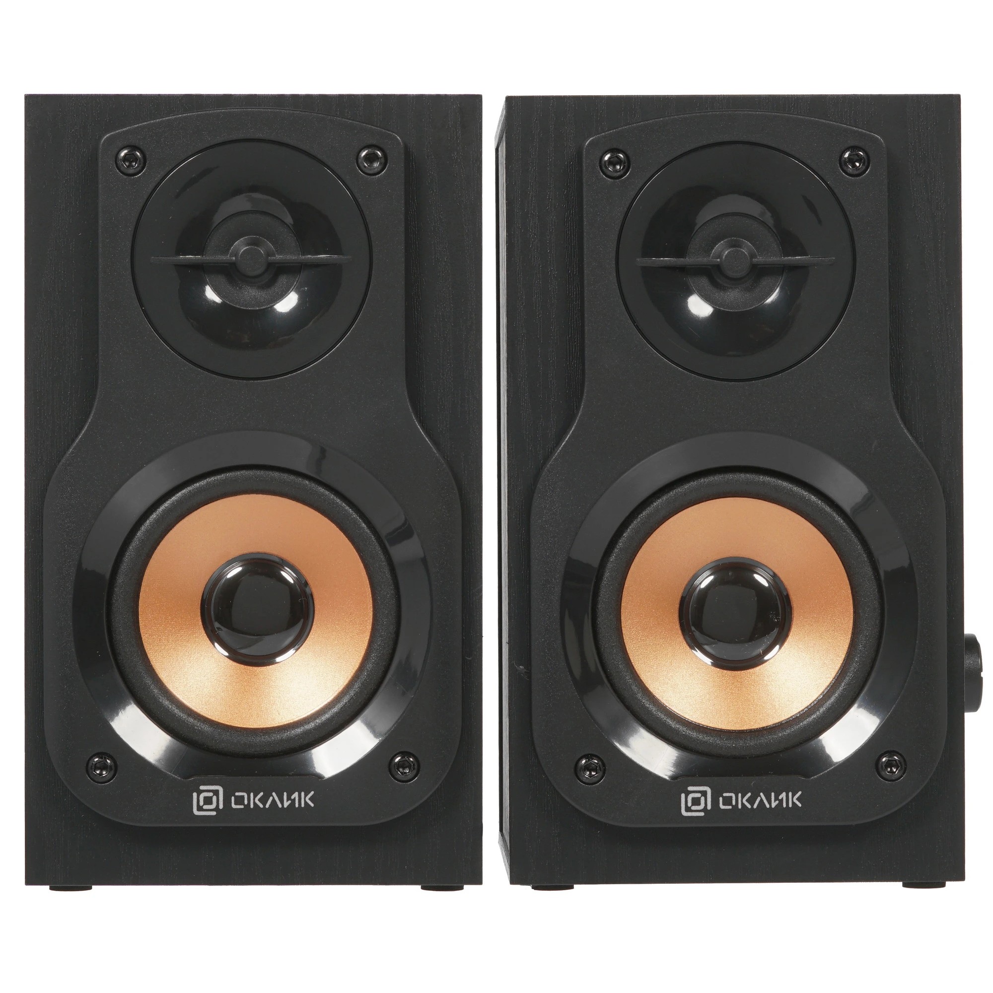 Колонки Oklick OK-162 2.0 черный 8Вт