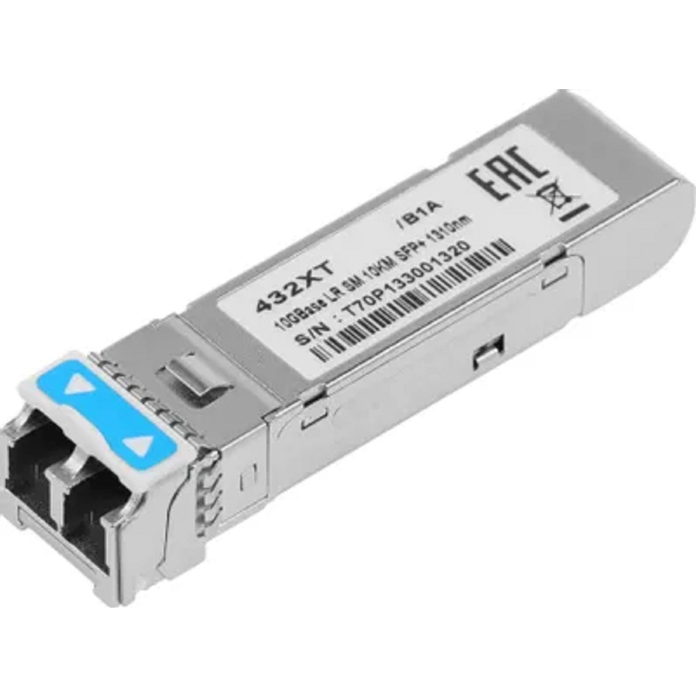 D-Link 432XT/B1A PROJ Трансивер SFP+ с 1 портом 10GBase-LR для одномодового оптического кабеля (до 10 км, разъем Duplex LC) D-Link SMB