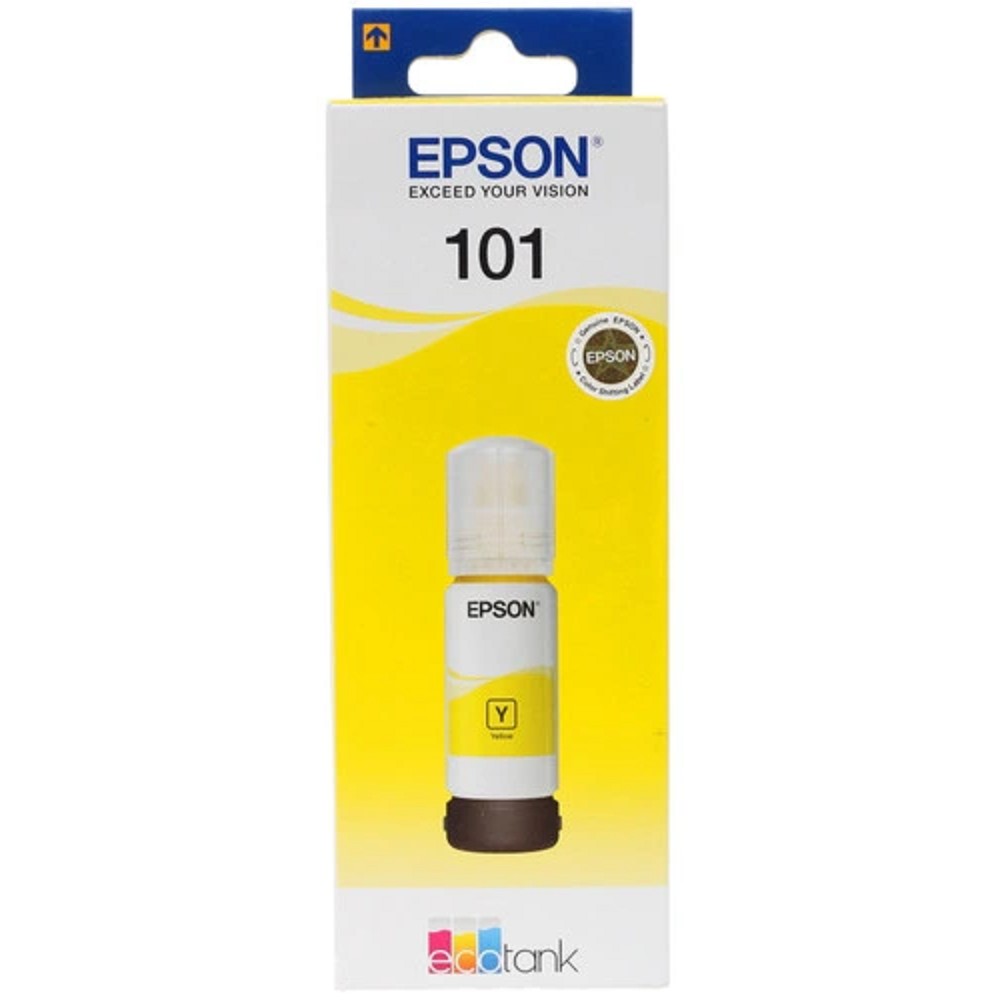 EPSON C13T03V44A Контейнер 101 с желтыми чернилами для L4150/L4160/L6160/L6170/L6190, L6290 70 мл.