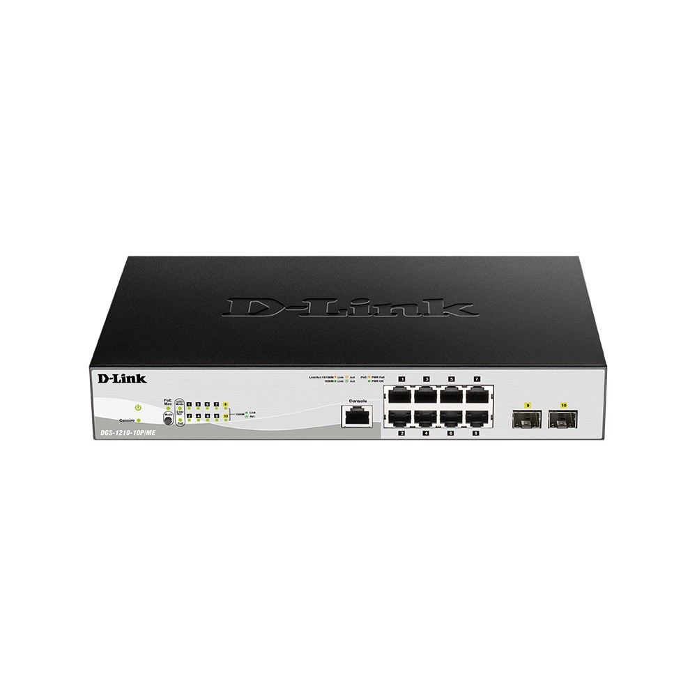 Коммутатор D-Link SMB DGS-1210-10P/ME/B1A