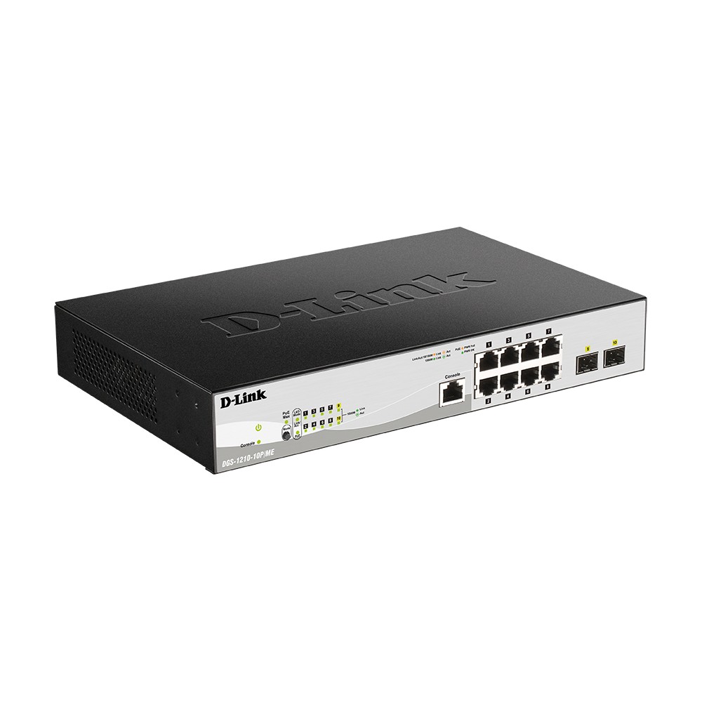 Коммутатор D-Link SMB DGS-1210-10P/ME/B1A