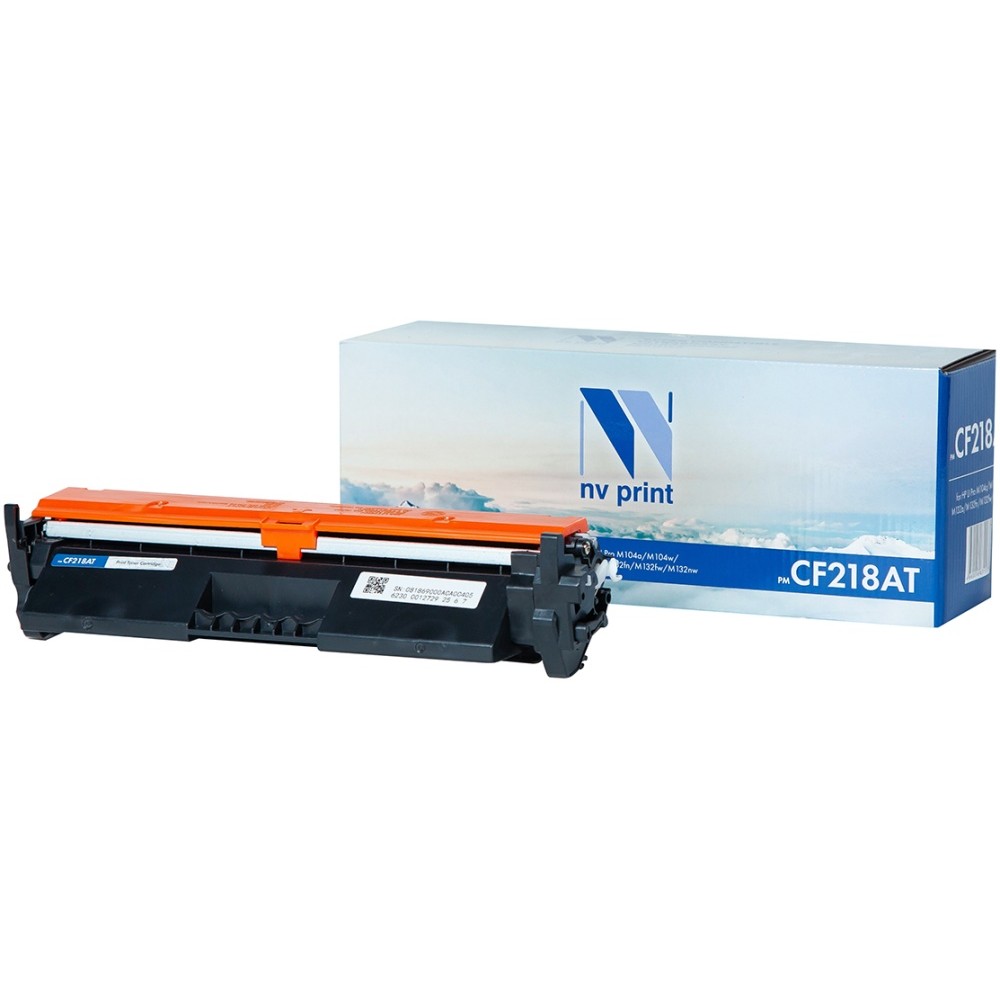 NV Print CF218A Тонер-картридж для LaserJet Pro M104a/M104w/M132a/M132fn/M132fw/M132nw (1400k) С ЧИПОМ арт. NV-CF218AT
