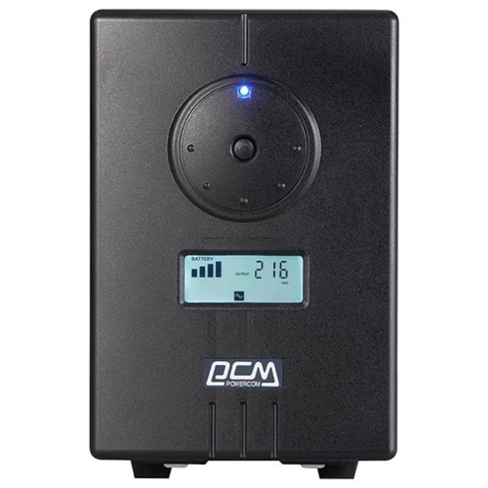Powercom Infinity, Line-Interactive, 1100VA/750W, Tower, Schuko, USB, без встроенных батарей (383441) арт. INF-1100