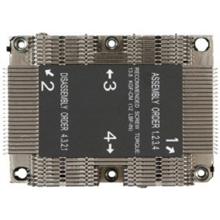 Supermicro SNK-P0068PS - 2U Passive CPU Heat Sink for LGA 3647, 108x78x64