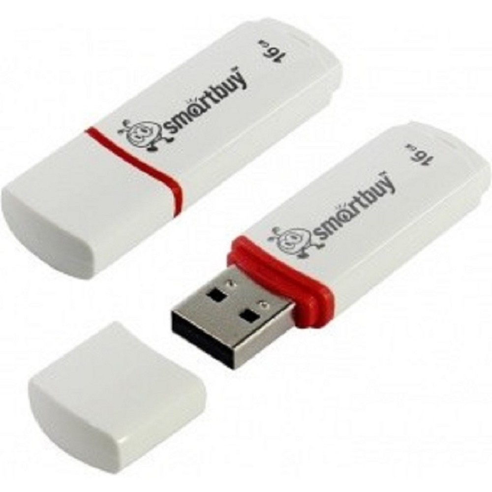 Smartbuy USB Drive 16Gb Crown White SB16GBCRW-W Smart buy