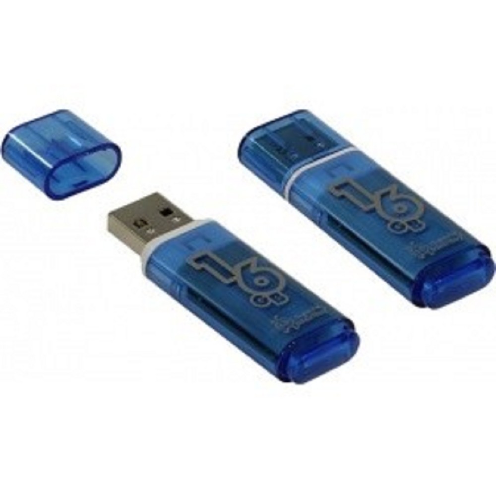 Smartbuy USB Drive 16Gb Glossy series Blue SB16GBGS-B Smart buy