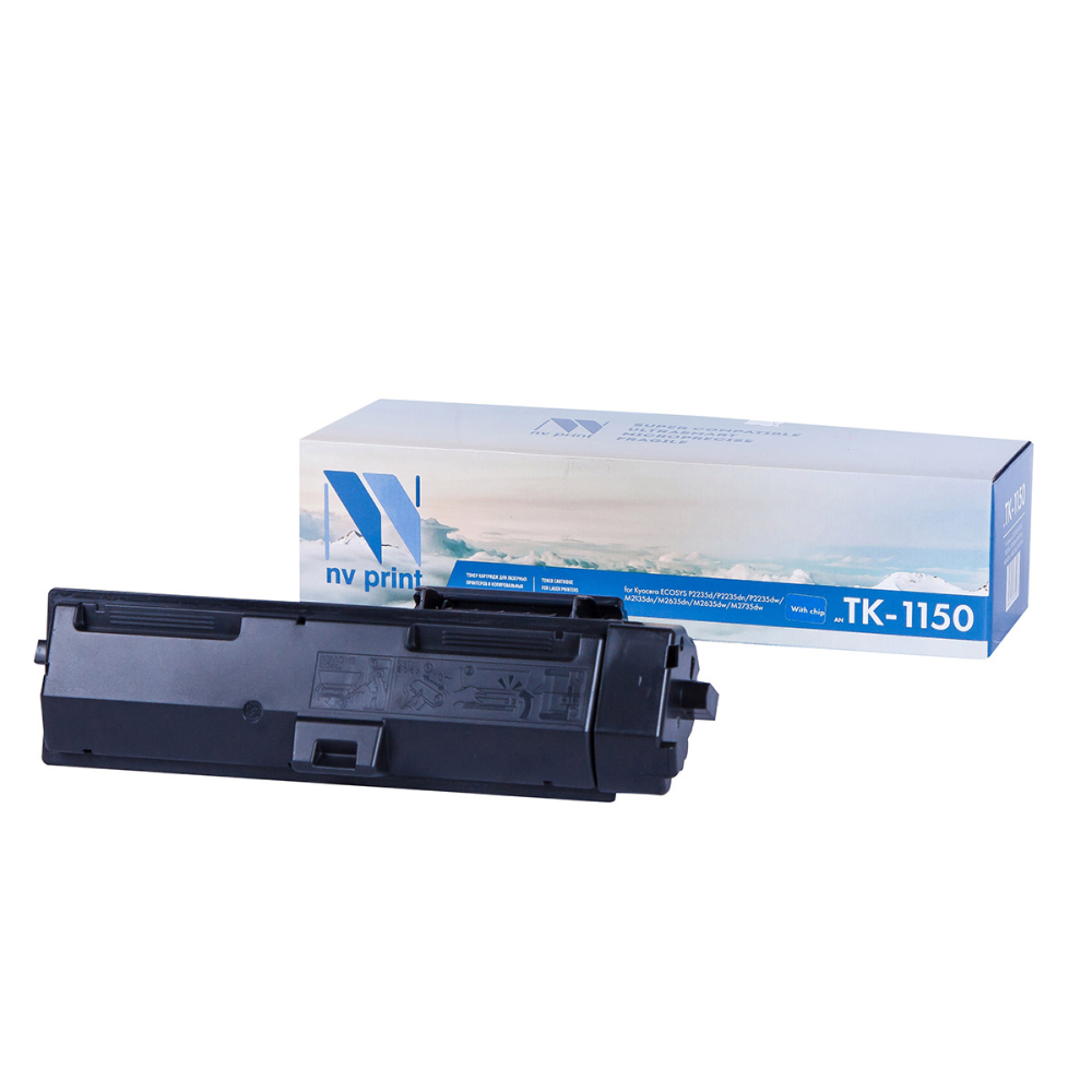NV Print TK-1150 Тонер-картридж для Kyocera ECOSYS P2235d/P2235dn/P2235dw/M2135dn/M2635dn/M2635dw/M2735dw (3000k) С ЧИПОМ арт. NV-TK1150