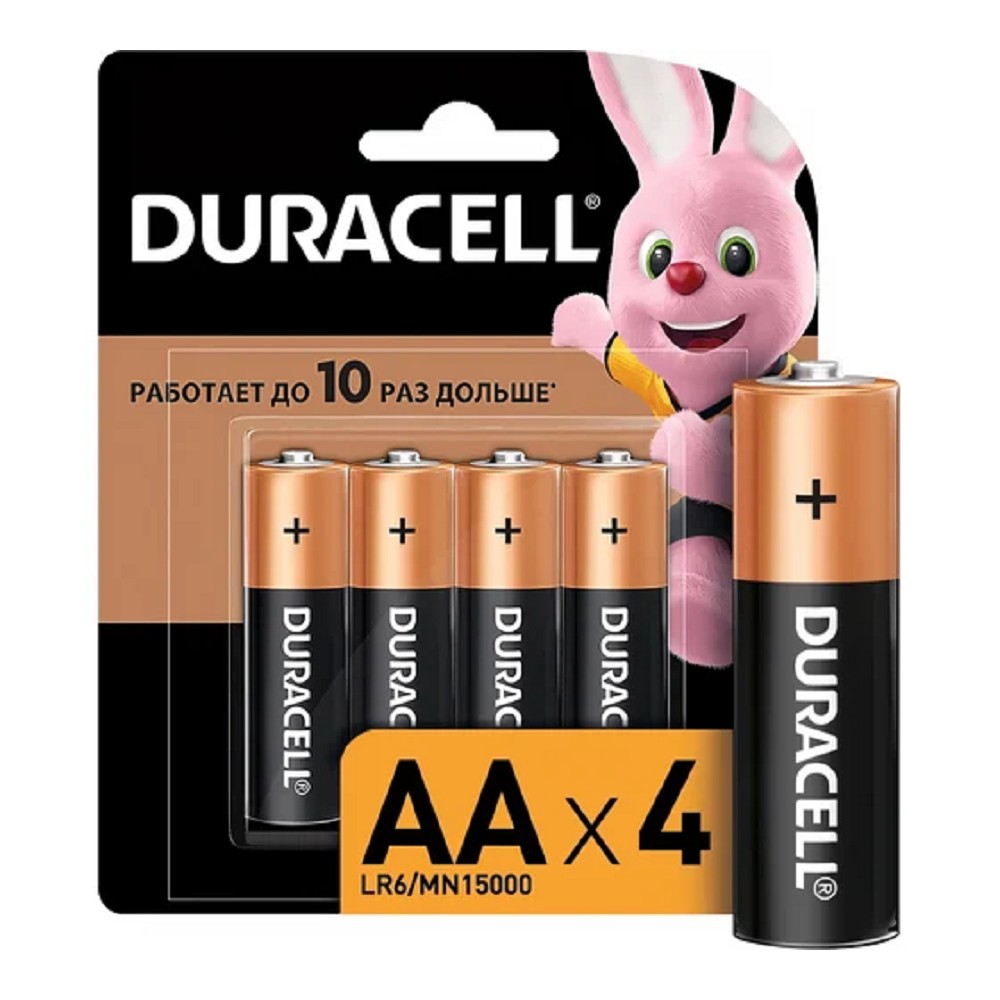 DURACELL LR6-4BL BASIC (48/192/18816) (4 шт в уп-ке) арт. B0026815